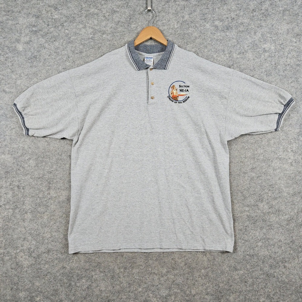Gildan Ultra Cotton Order of the Arrow Polo Shirt Men's Size 2XL Section NE-1A